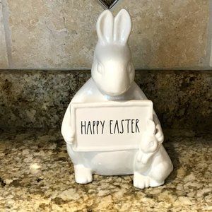 Rae Dunn Happy Easter Bunny Sign